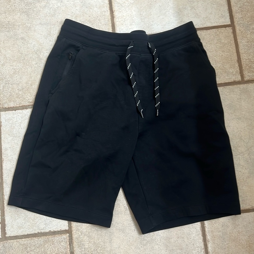 Men’s black sweat shorts
